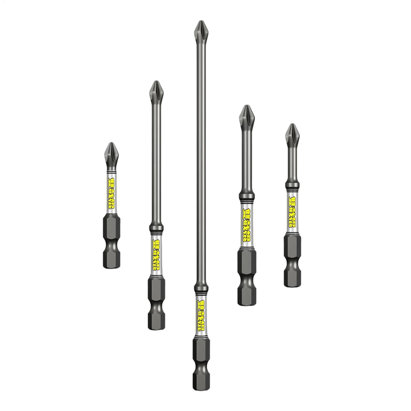 Tools In The Workshop - ชุดดอกไขควง 5 ชิ้น ชุดเครื่องมือดอกสว่านกันสนิมสำหรับงานหนัก สำหรับใช้ในบ้าน โรงงาน