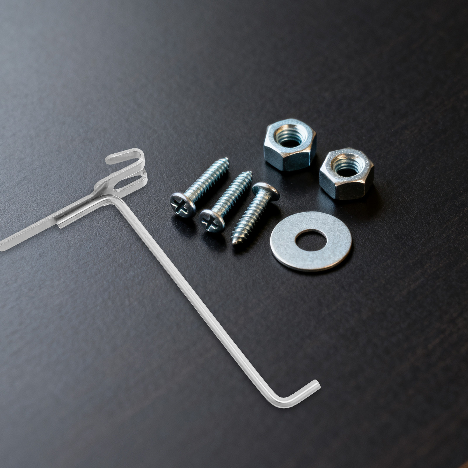 Workshop Tools Hanger - ตะขอแขวนแบบเพ็กบอร์ด 6 ชิ้น สแตนเลส แข็งแรง ทนทาน