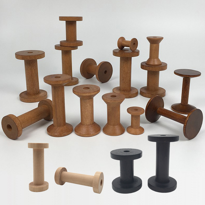 Mechanical Workshop Tools And Equipment - 10ชิ้น/เซ็ต spools ไม้ธรรมชาติวินเทจสำหรับการเย็บปักถักร้อยริบบิ้นเส้นใหญ่เครื่องมืองานฝีมือไม้งานปักครอสติช DIY