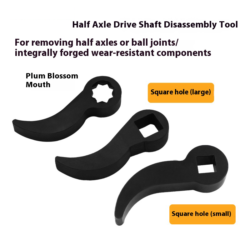Workshop Tools Used - เครื่องมือถอดประกอบแบบมุมฉากสำหรับขับเคลื่อนเพลา ใช้กับประแจงัดแบบปลายเปิด ใช้สำหรับถอดประกอบซ่อมรถยนต์ในอู่ซ่อมรถ แก้ไขรอยบุบ