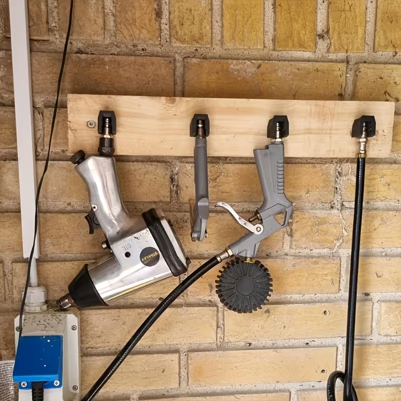 Workshop Tools Hanger - ชุดที่แขวนเครื่องมือลมแบบติดผนัง 4 ชิ้น ผลิตด้วยเทคโนโลยี 3 มิติ