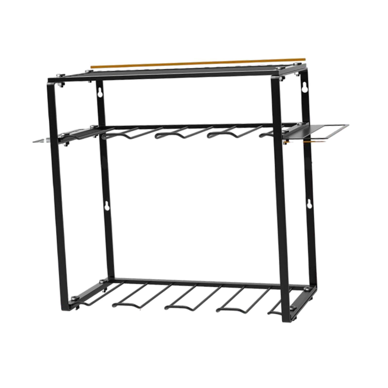 Workshop Tools Hanger - ชั้นวางอุปกรณ์เครื่องมือไฟฟ้าแบบติดผนังสำหรับโรงซ่อม ชั้นวางอเนกประสงค์สำหรับแขวนสว่านไร้สาย ไขควง ค้อน ประแจ และเครื่องมืออื่นๆ