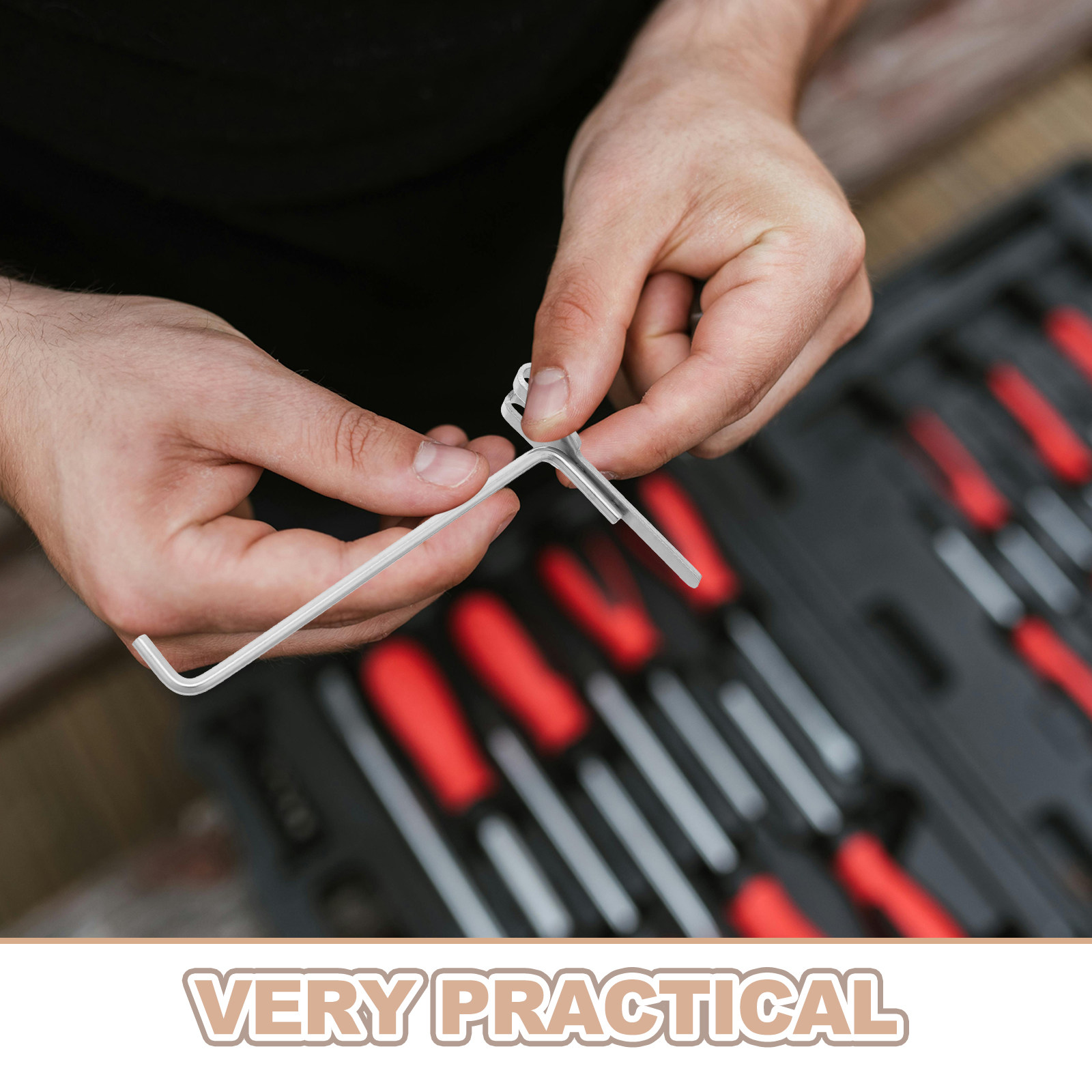 ตะขอแขวนแบบเพ็กบอร์ด 6 ชิ้น สแ - Workshop Tools Hanger บทวิจารณ์และราคา