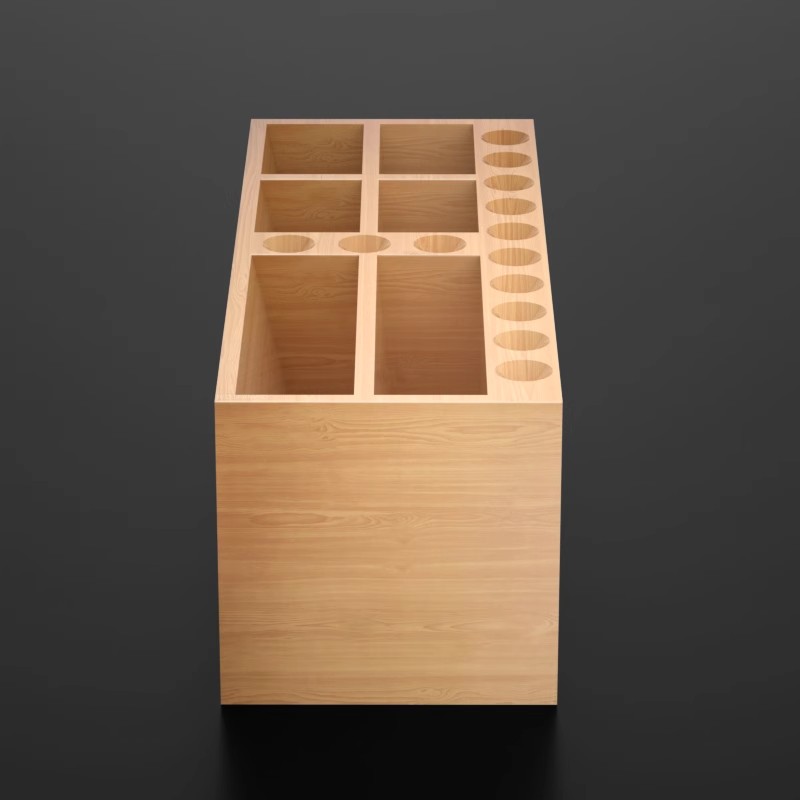 Amaoe M63 กล่องเก็บ Bambo ชั้น - Workshop Tools Wood บทวิจารณ์และราคา