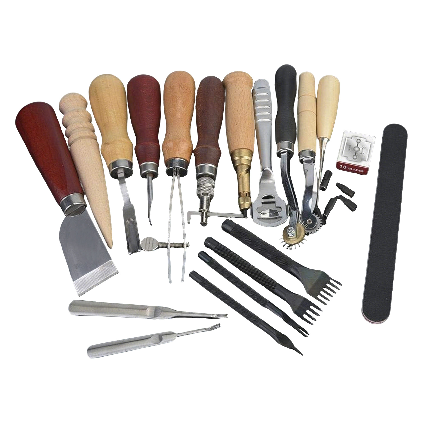 ชุดเครื่องมือหนัง 19 ชิ้น ชุดง - Workshop Cutting Tools บทวิจารณ์และราคา